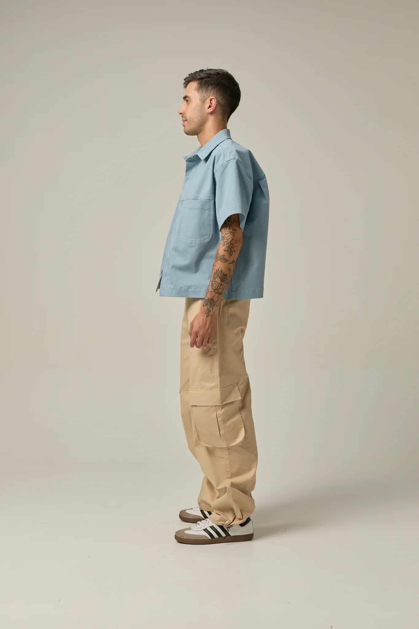 Camisa Boxy | azul piedra - miniatura 1
