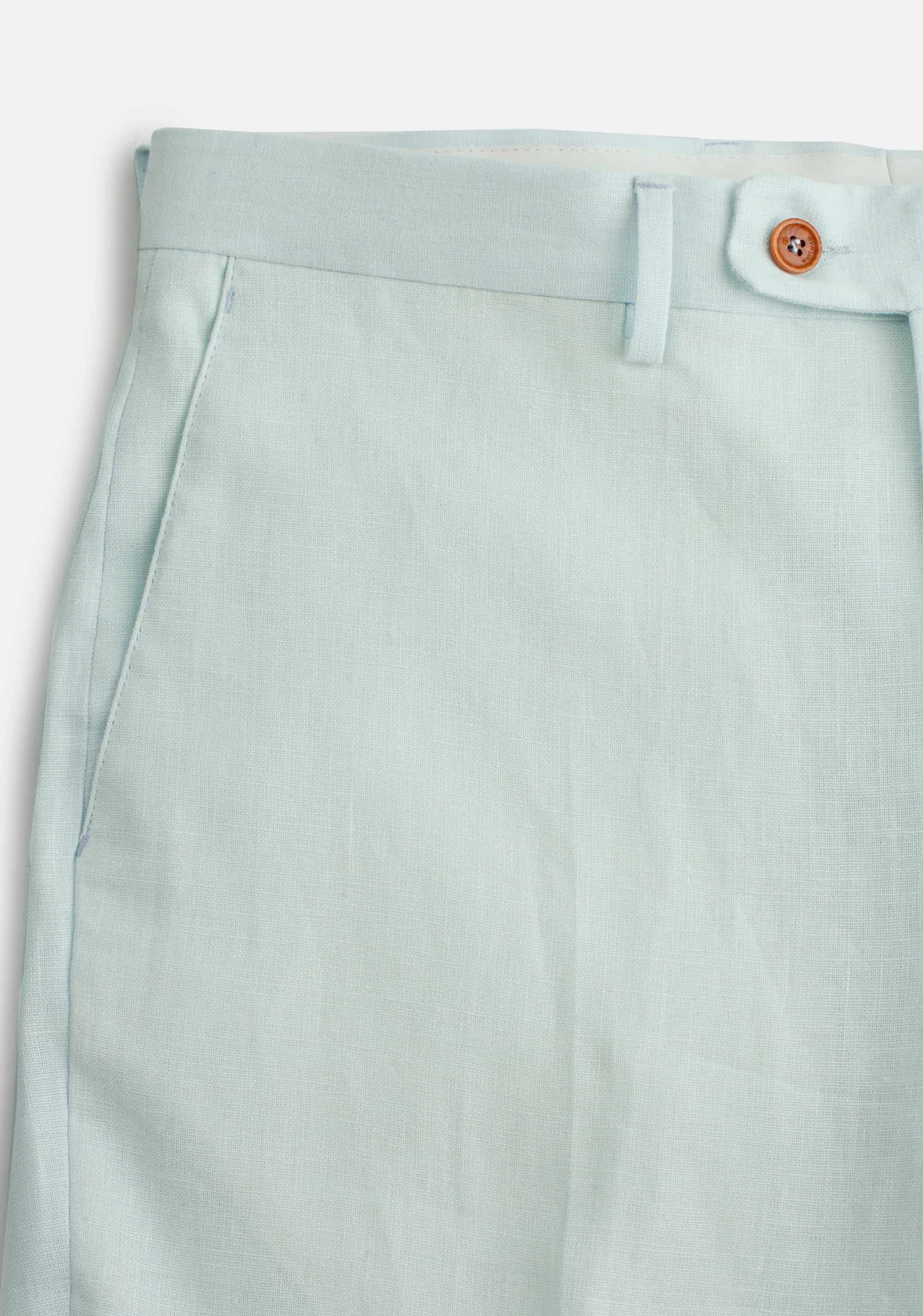 Pantalón Perugia Lino Azul Claro - miniatura 3