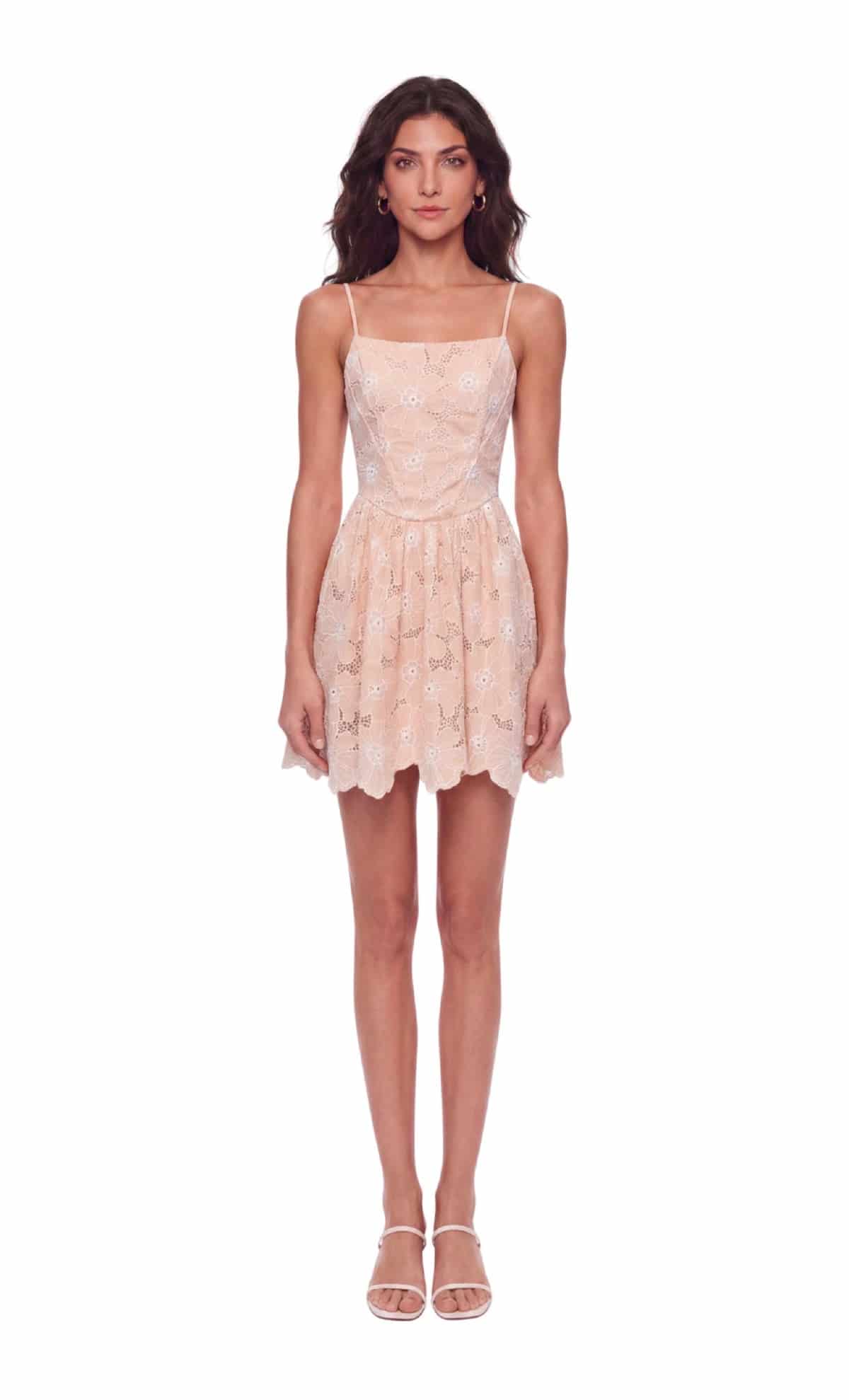 Vestido corto Blanche Peach - miniatura 1