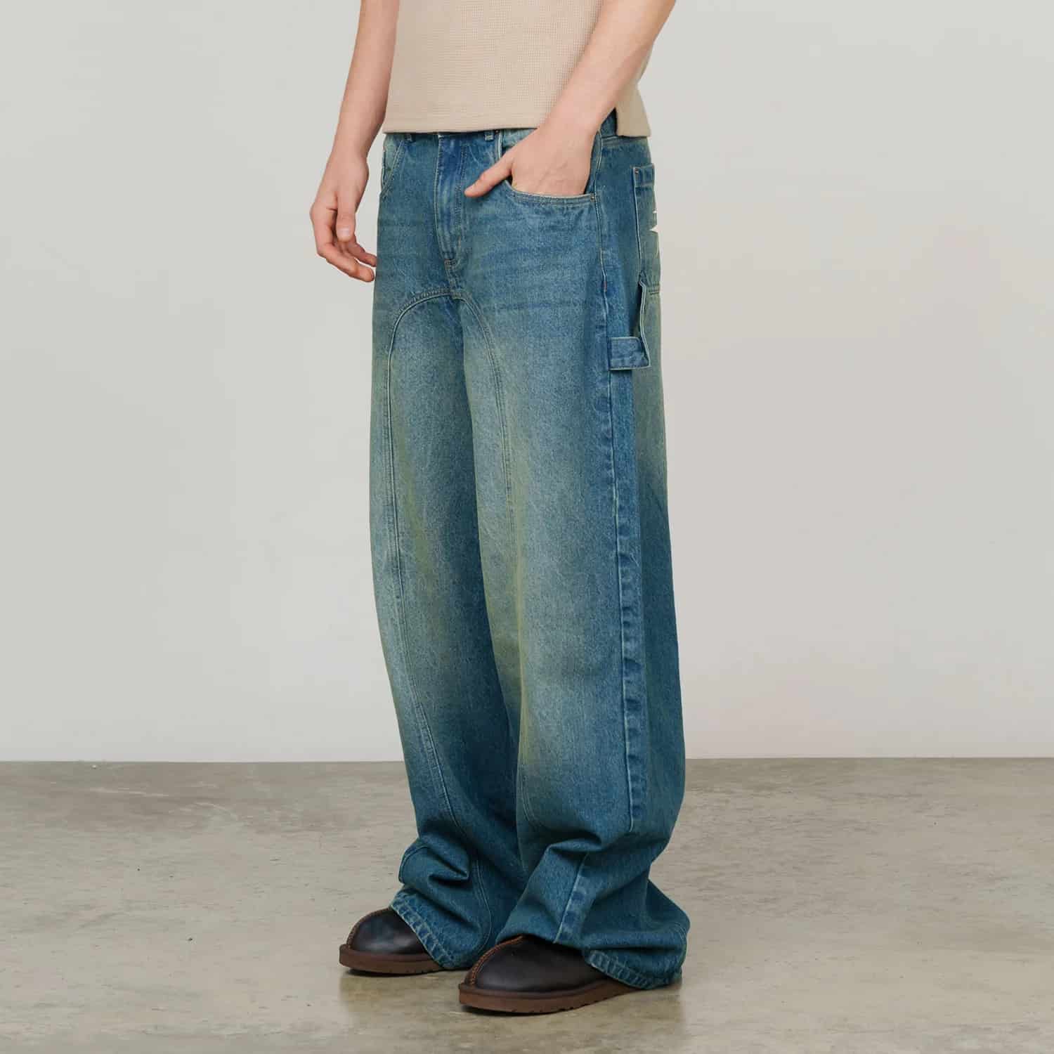 Prelude Carpenter Jeans - Blue - miniatura 6