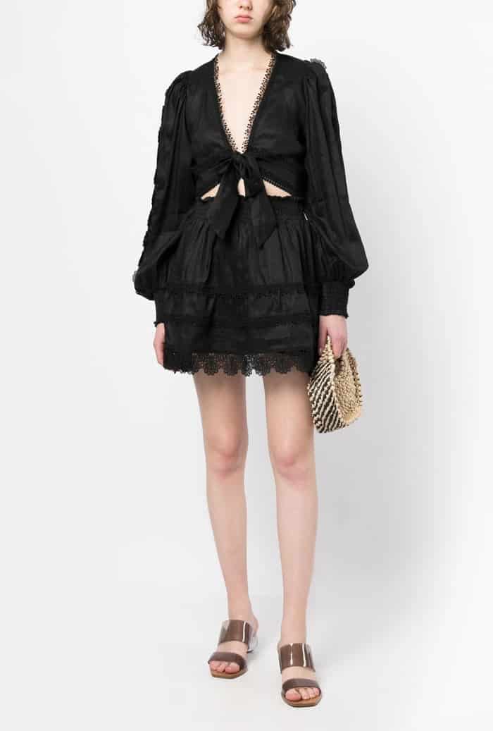 CHLOE TOP BLACK - miniatura 2