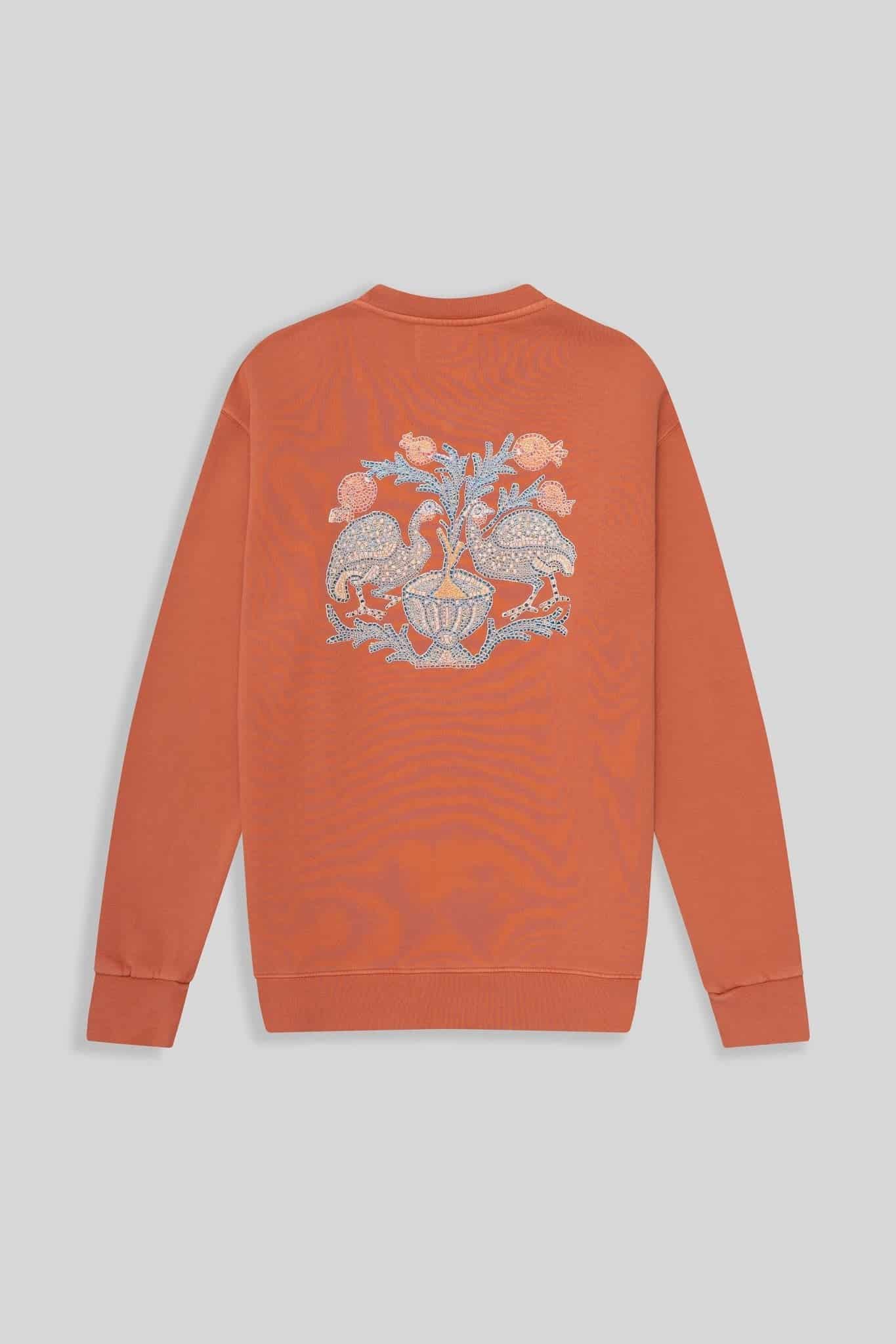 Men's musas sweatshirt terracotta - miniatura 1