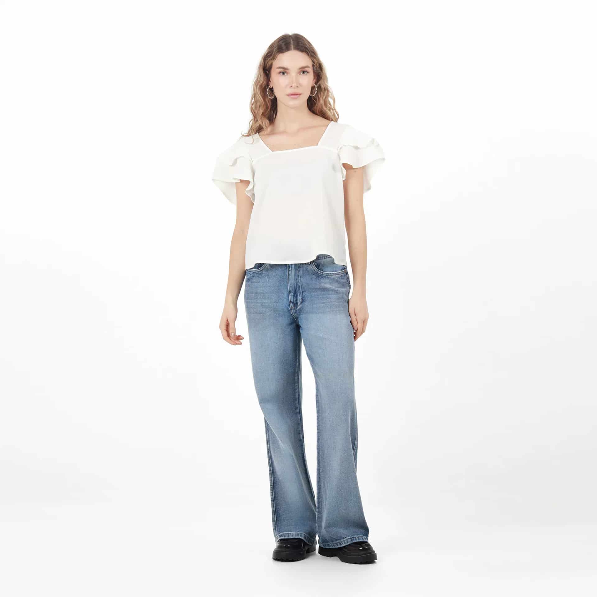 Blusa Cuello U Manga Bolero - miniatura 38