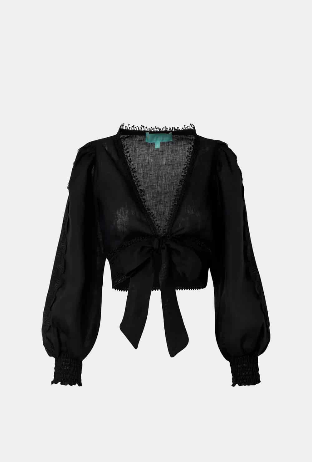 CHLOE TOP BLACK - miniatura 1