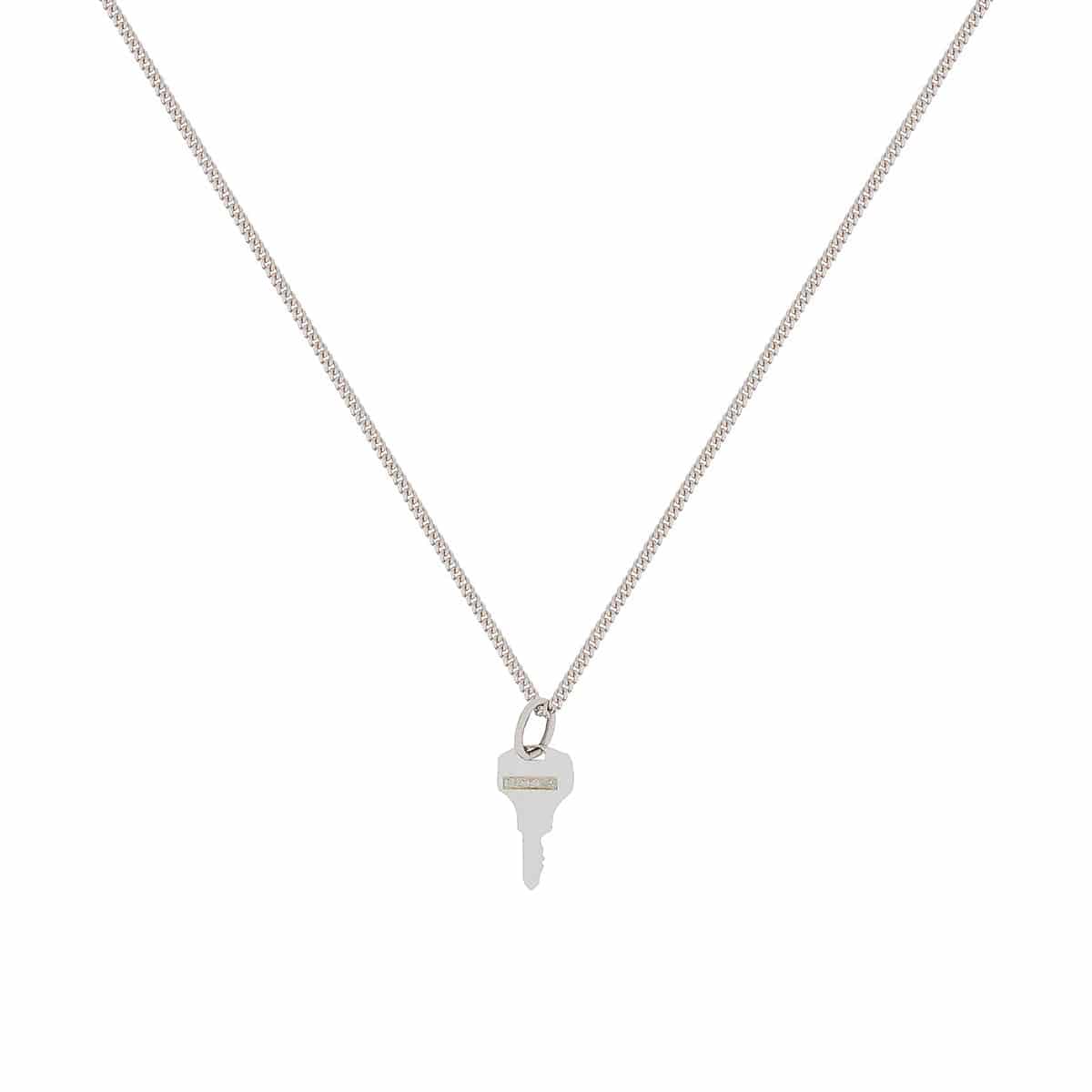 THE KEY NECKLACE  | CADENA CON DIJE DE LLAVE EN PLATA LEY 925 - miniatura 2