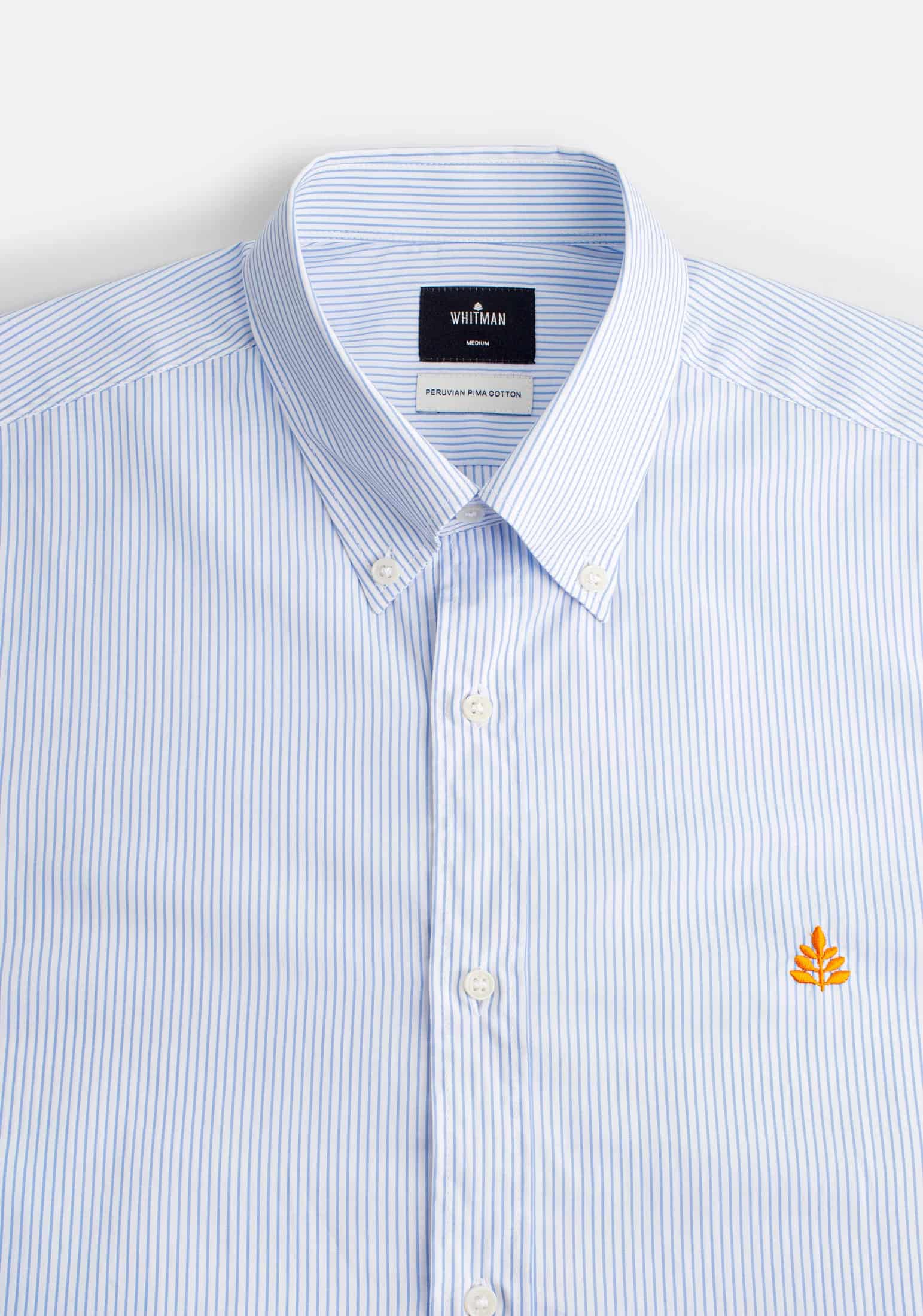 Camisa H CBD Rayas L-Nar Azul Claro - miniatura 2