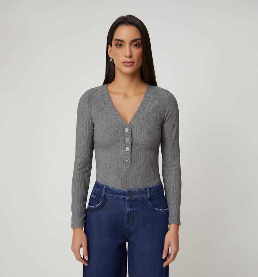 Blusa manga larga - miniatura 2
