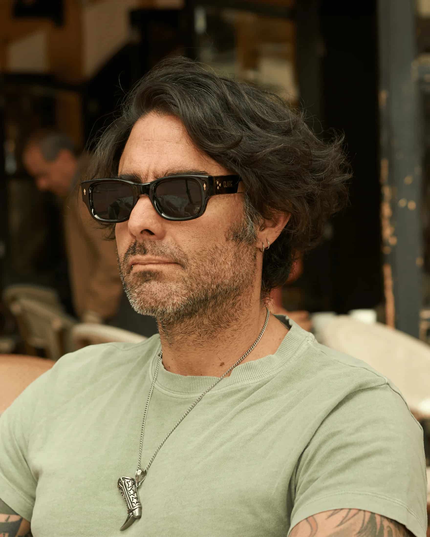 DENZEL SUNGLASSES - BLACK - miniatura 4