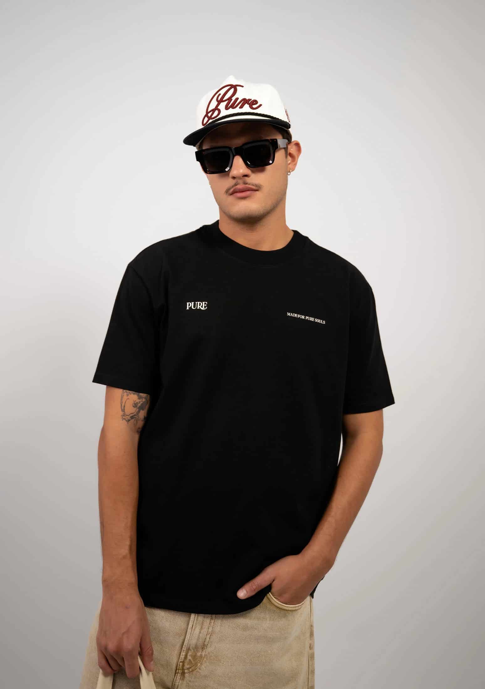 Pure Black Regular T-Shirt - miniatura 1