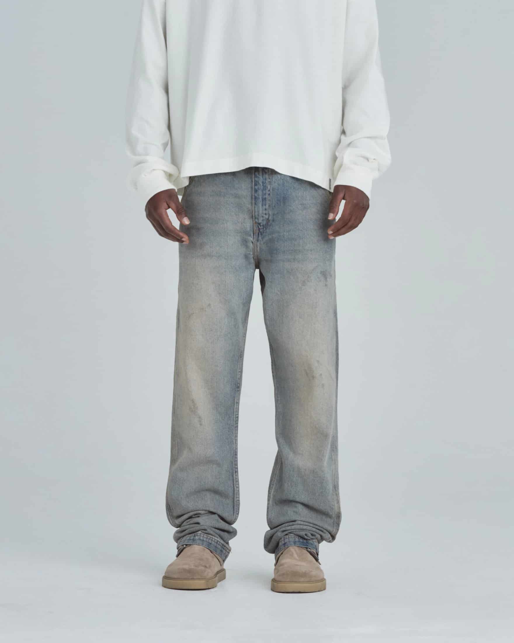 Line Basic Slim Fit Jeans Dirty Blue - miniatura 2