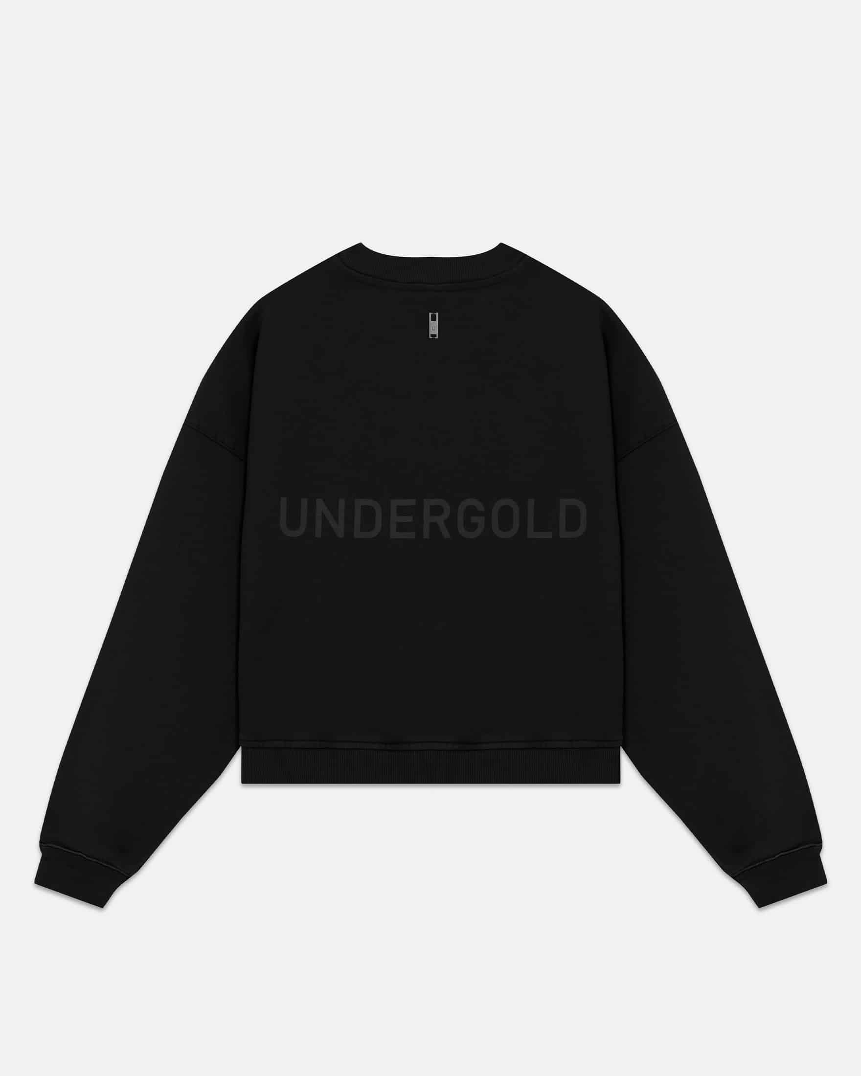 Line Basic Boxy Fit Crewneck Black - miniatura 1