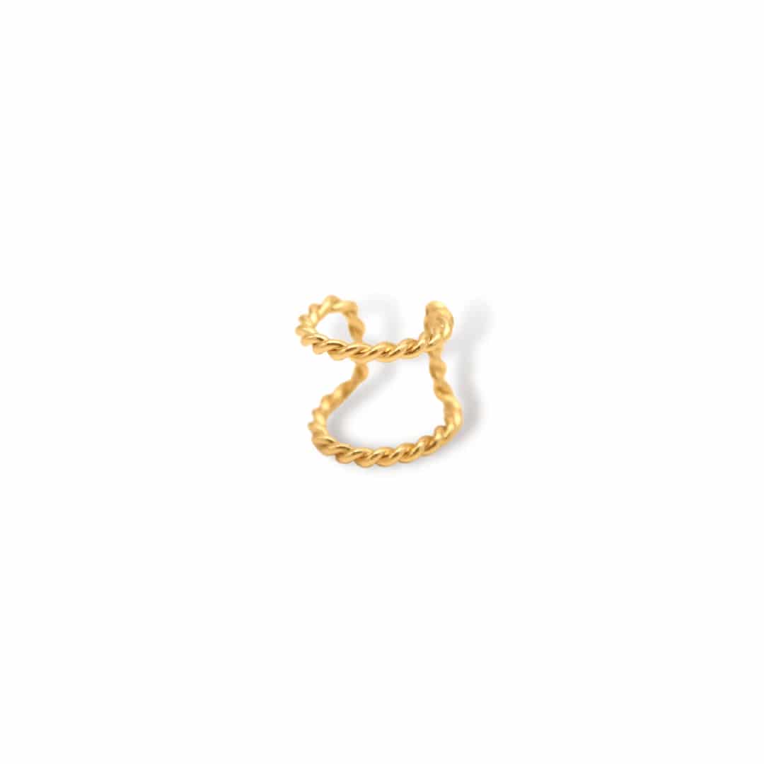 Earcuff entorchado ancho - miniatura 3