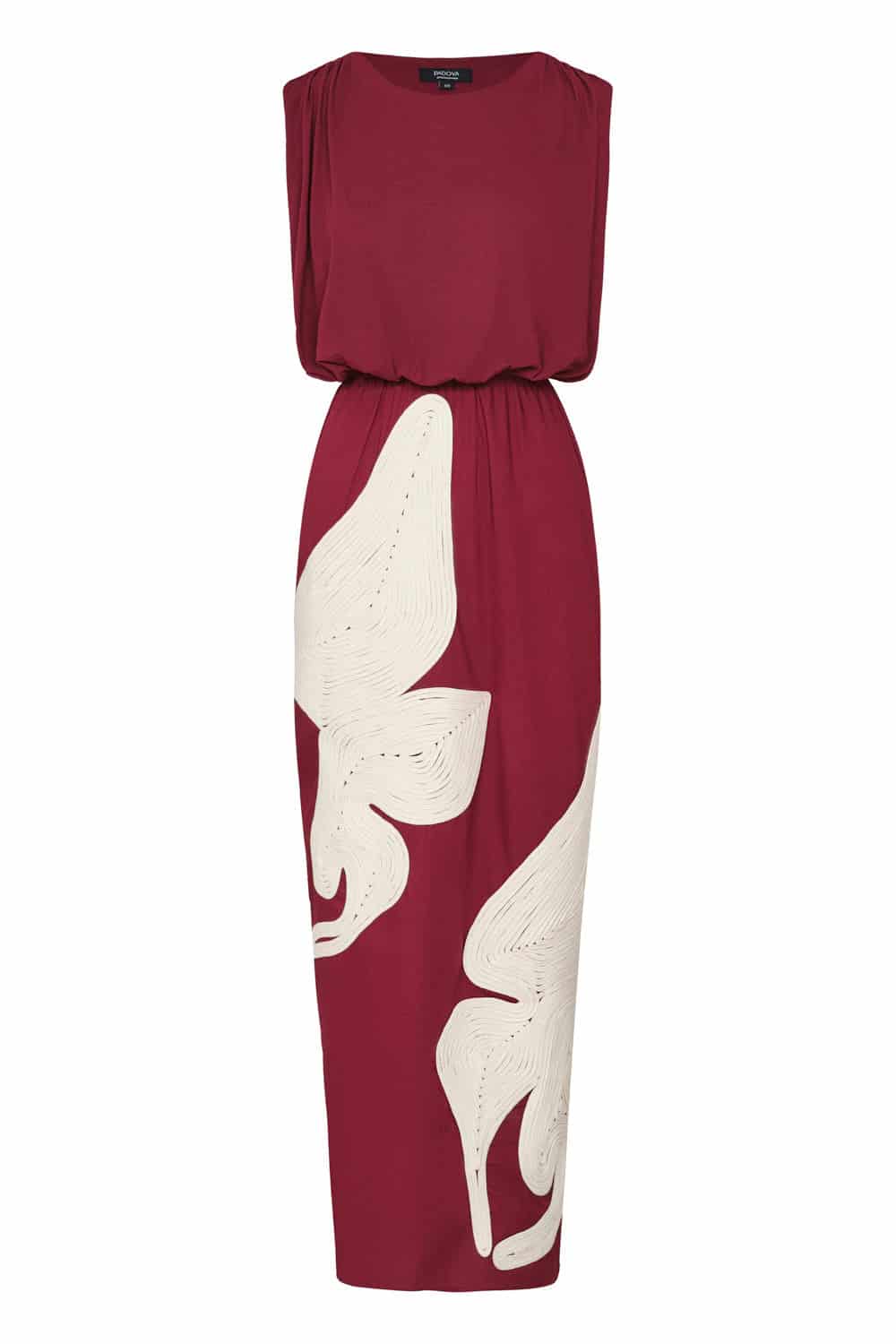 Vestido monte abbey Vinotinto - miniatura 2