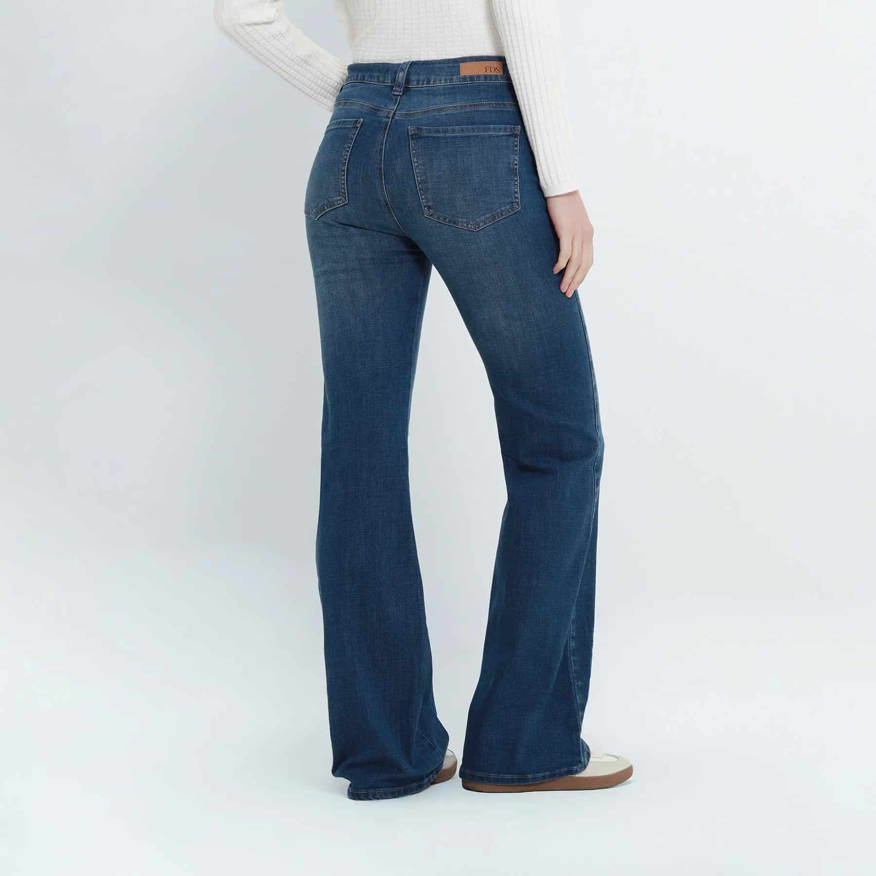 Jean Tiro Alto Bota Flare - miniatura 4