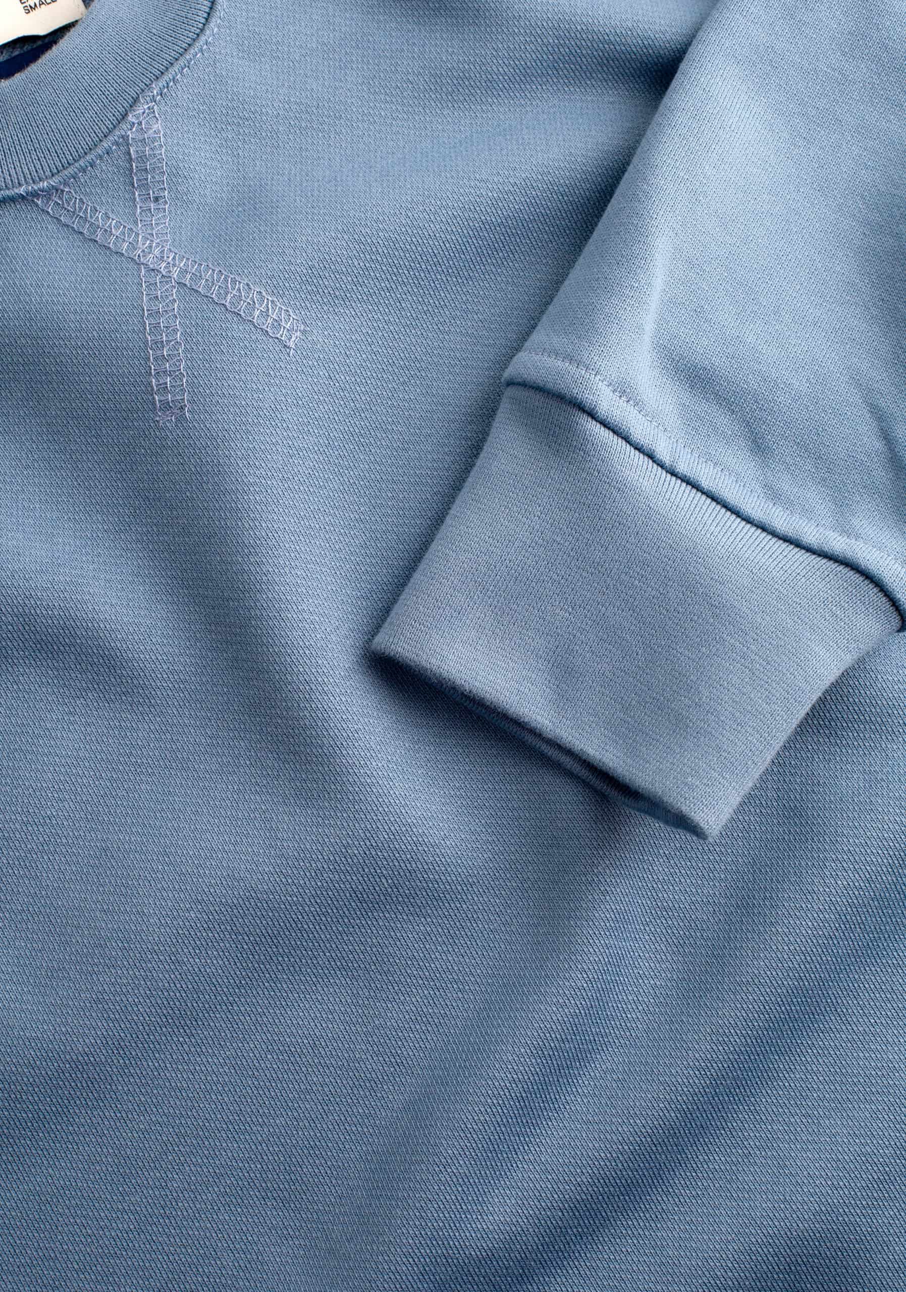 Buzo H Crew Neck Unicolor Azul Claro - miniatura 2