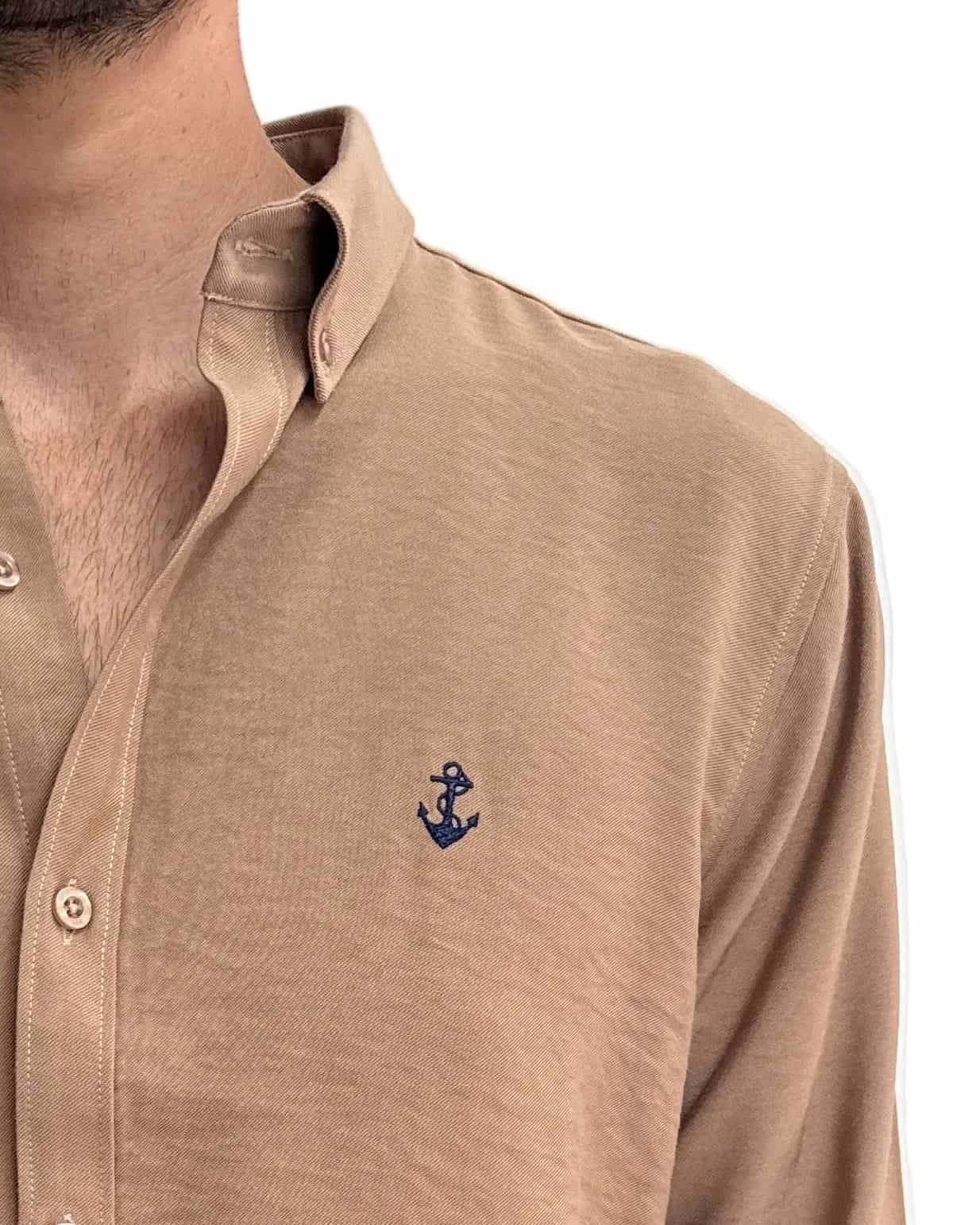 Camisa Camel en rayón - miniatura 5