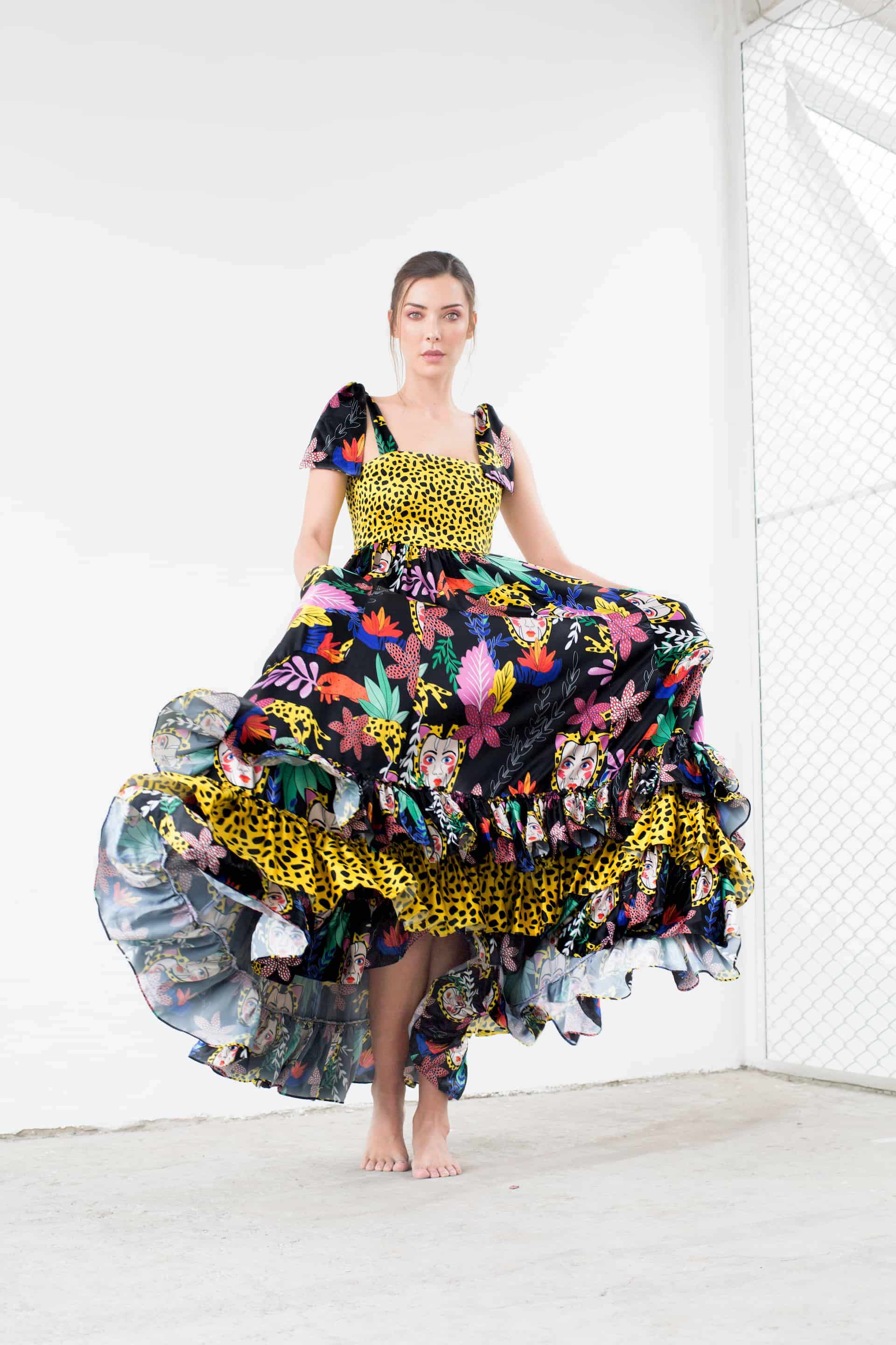 Maxi Vestido Camuflaje - miniatura 2