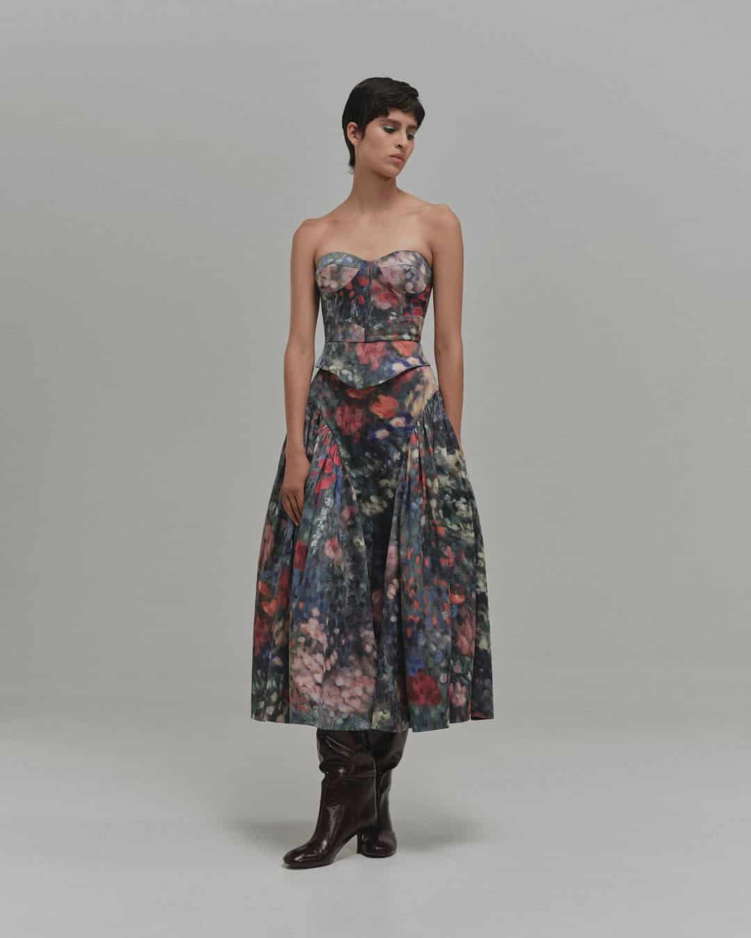 "BEGONIA" MIDI SKIRT - miniatura 2