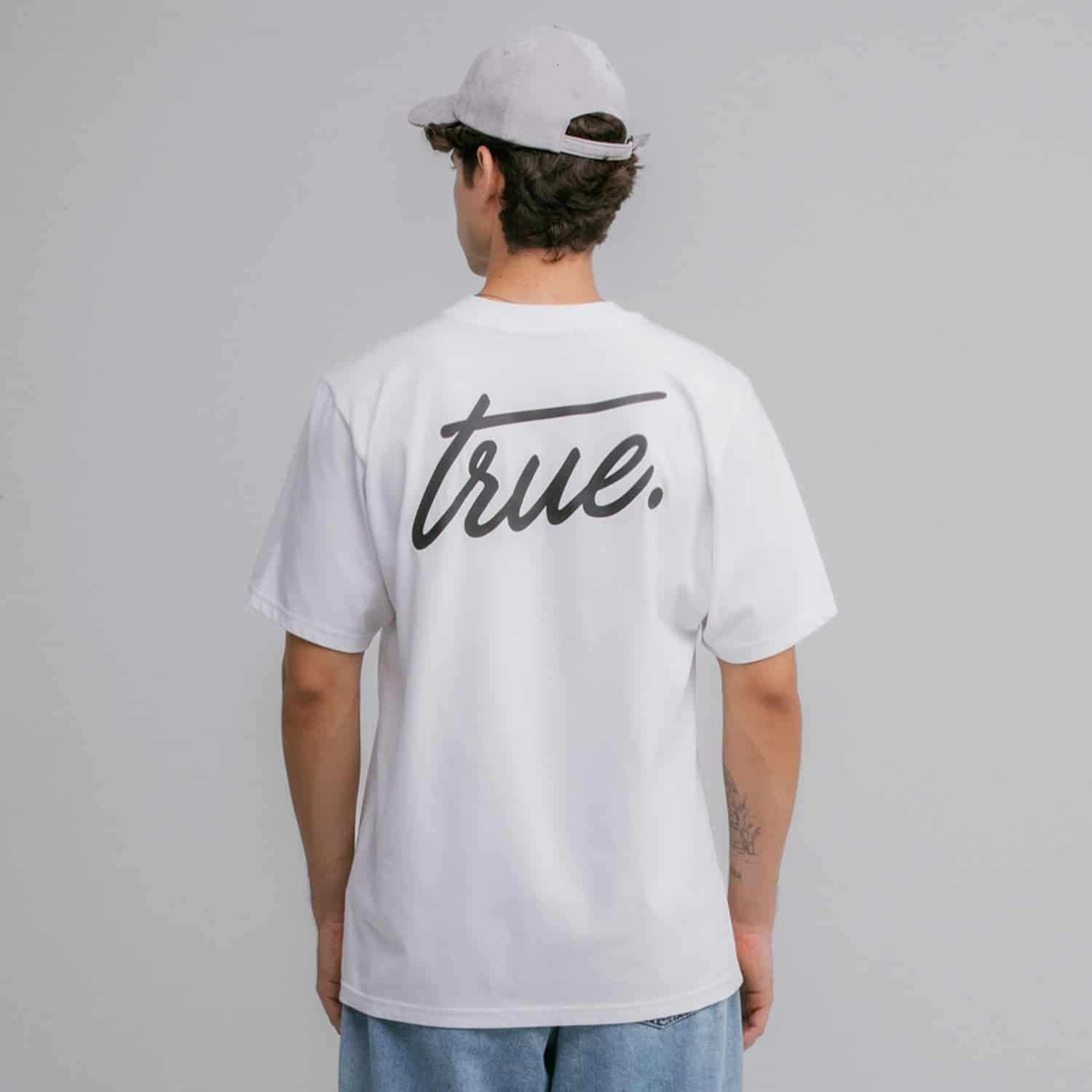 Cursive Logo T-Shirt - White - miniatura 4