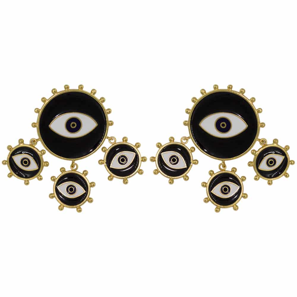 Aretes Triple Havana - miniatura 1