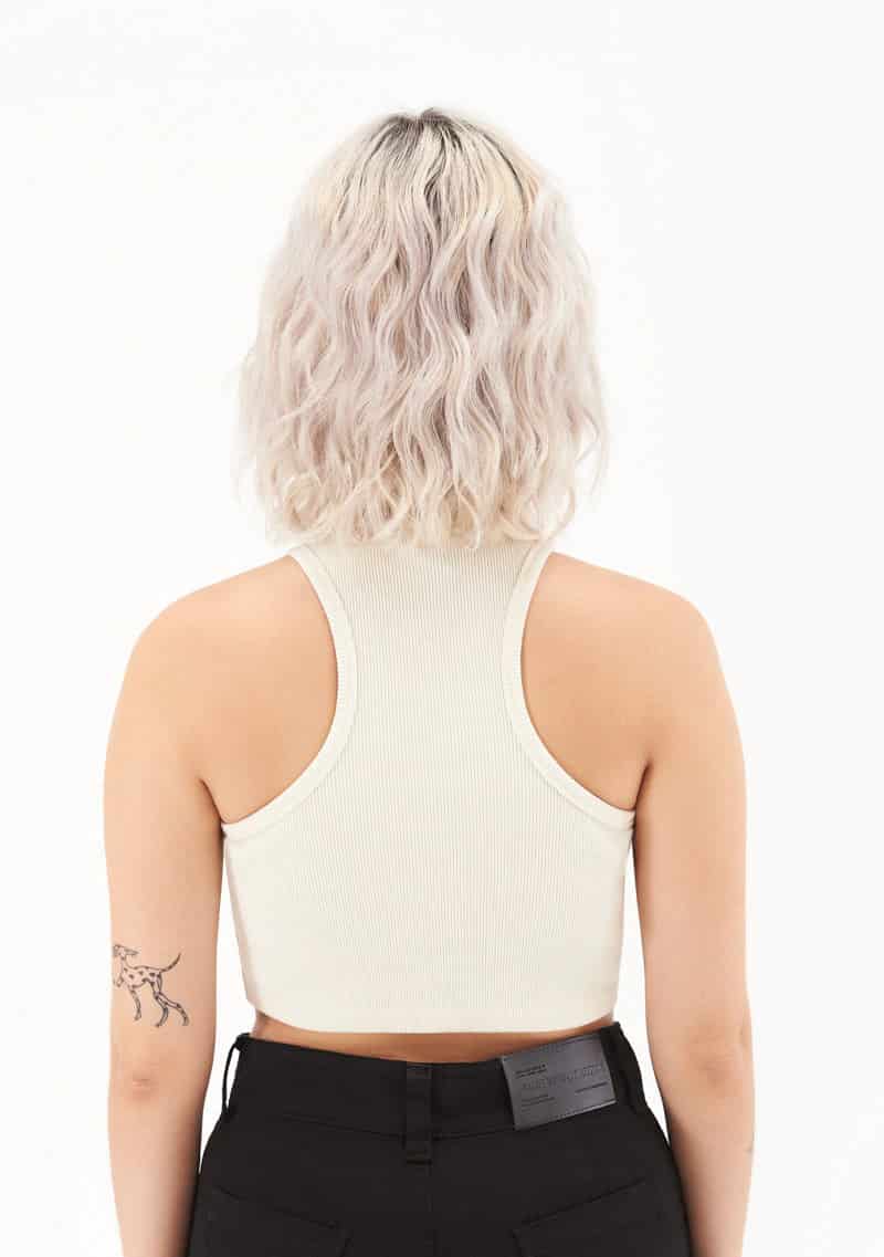 Classic cream crop top - miniatura 4