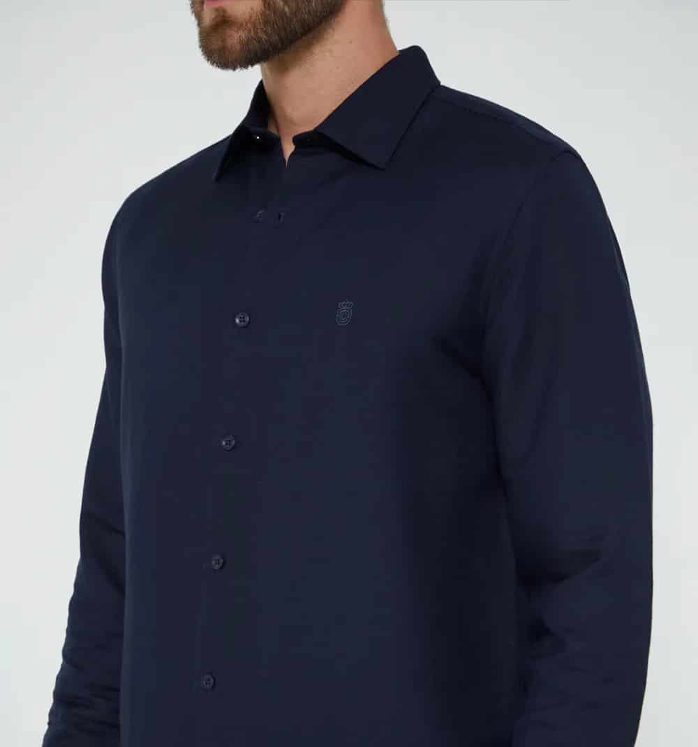 Camisa para hombre de lino - miniatura 40