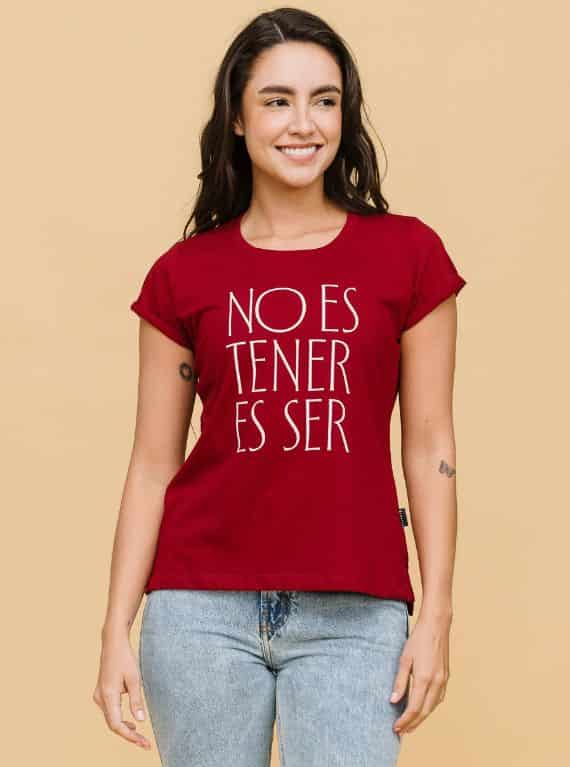 CAMISETA NO ES TENER ES SER - miniatura 1