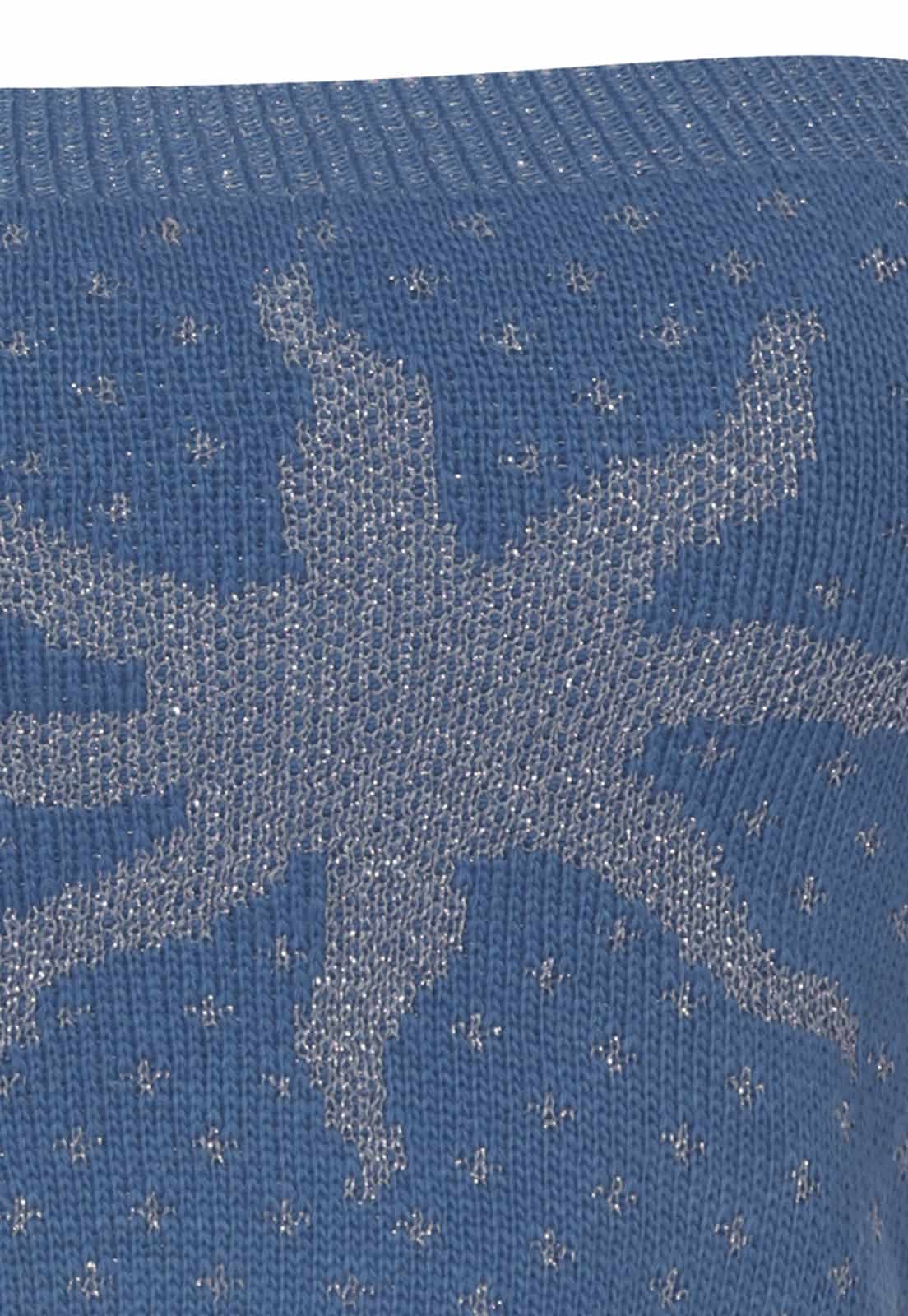 CROP TOP KNIT SOLE BLUE - miniatura 3