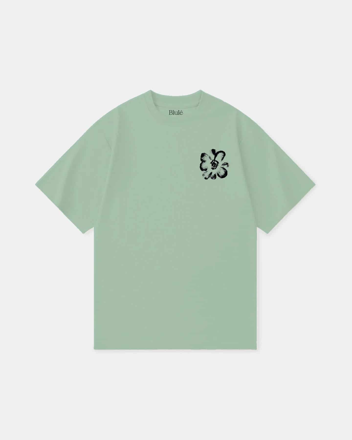 Oversized T Shirt Iridescence Light Green - miniatura 2
