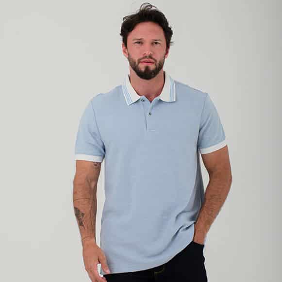 SUETER TIPO POLO MODA HOMBRE - miniatura 1