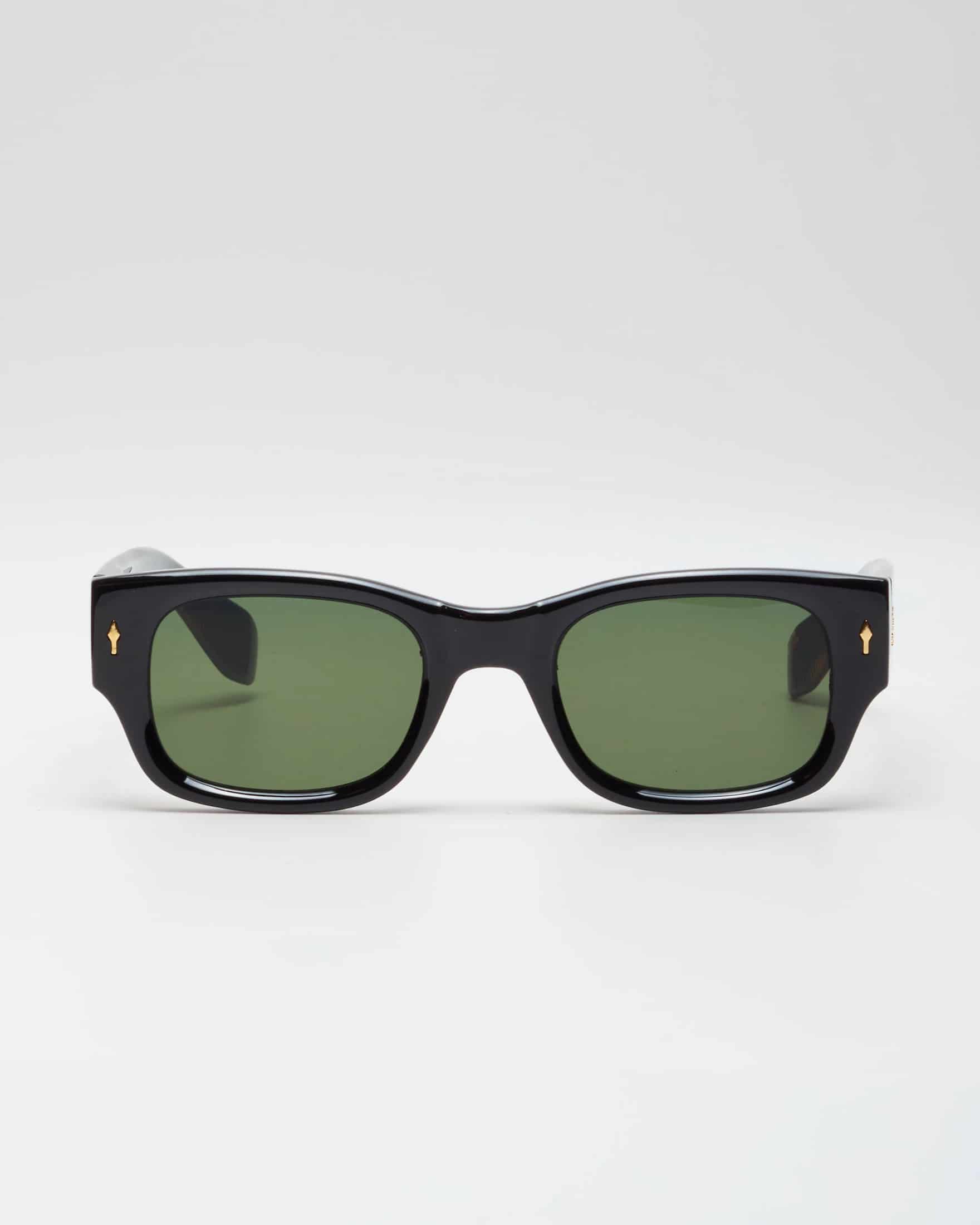 DENZEL SUNGLASSES - BLACK CAREY/GREEN - miniatura 2