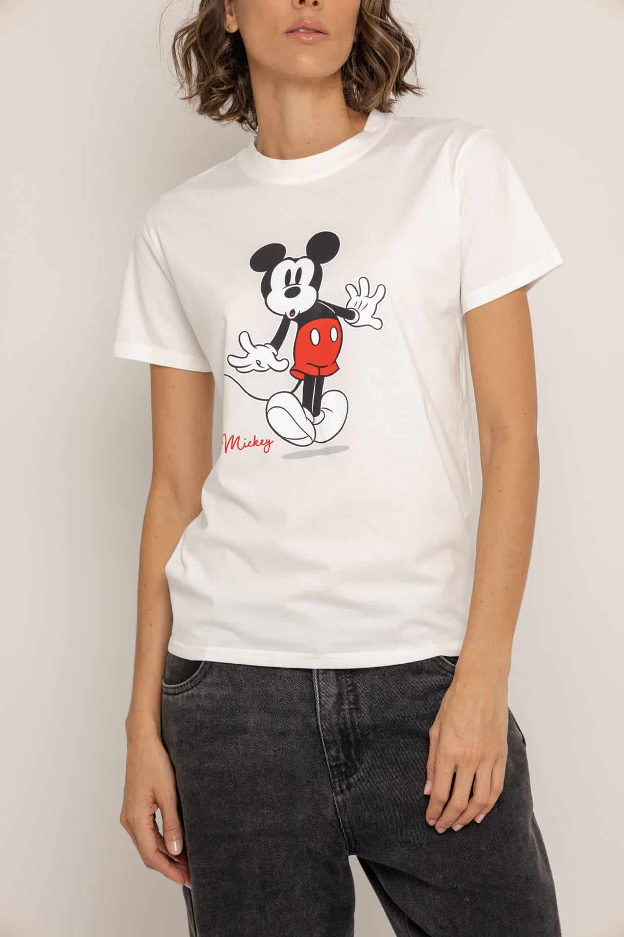 T-Shirt Blanca Mickey Mouse - miniatura 2