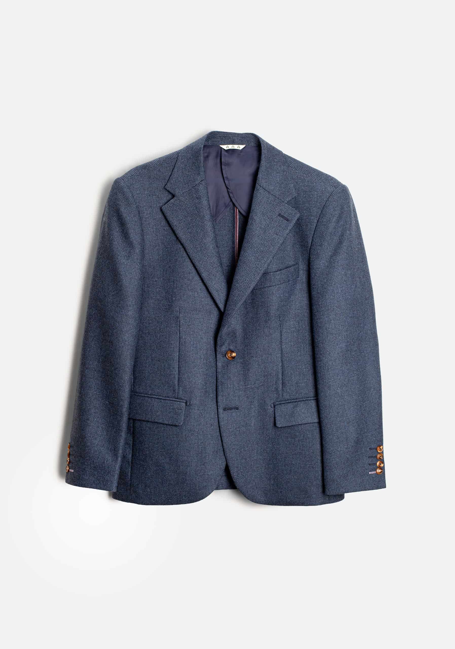 Blazer H Poett Lana Azul Med - miniatura 1