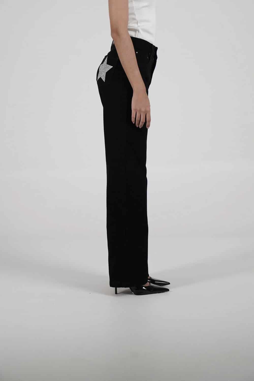 Double Black Star Jeans (Silver) - miniatura 5