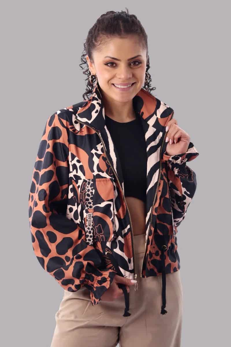 Chaqueta corta estampada Ojo Salvaje - miniatura 8