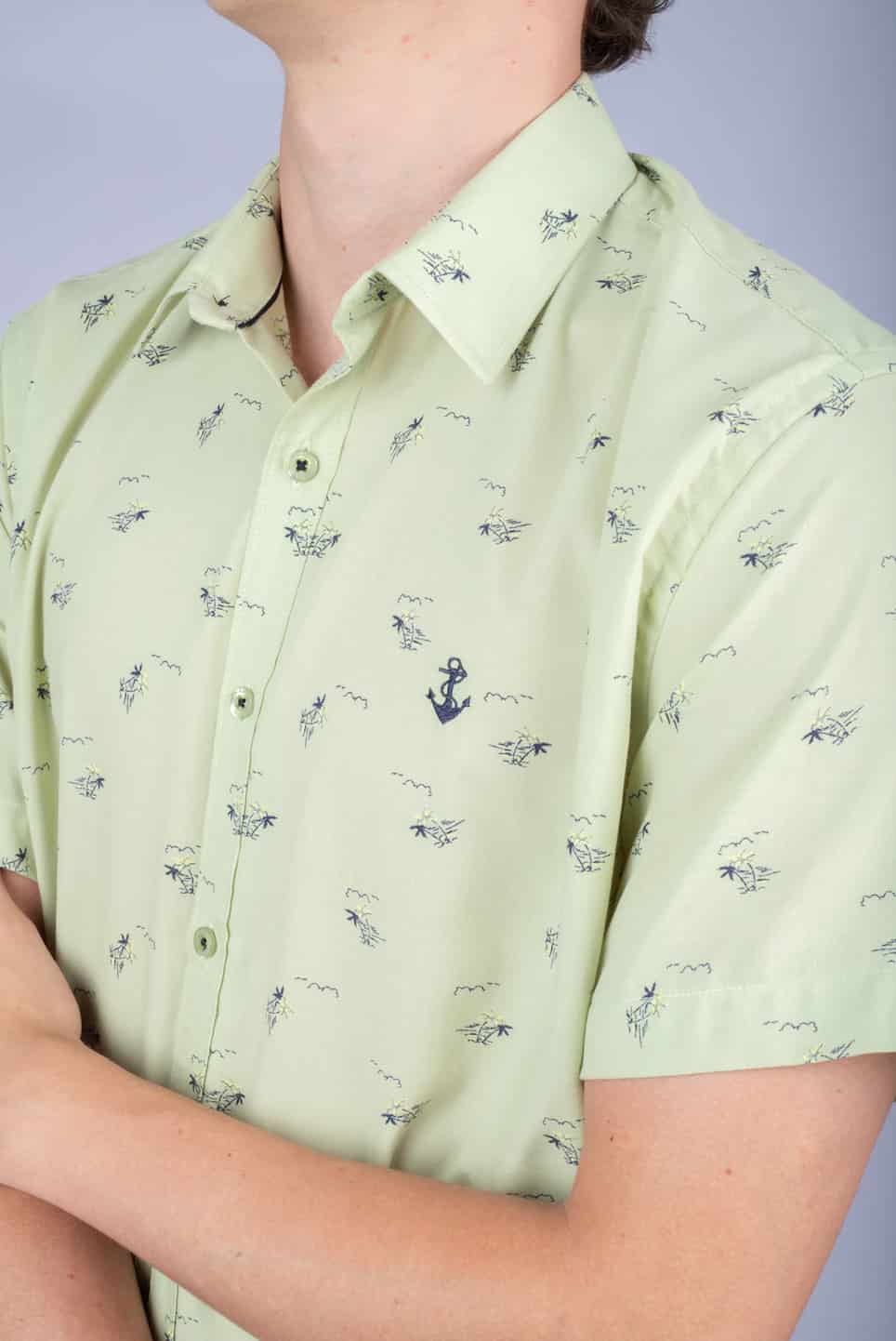 Camisa Verde Palmeras - miniatura 2