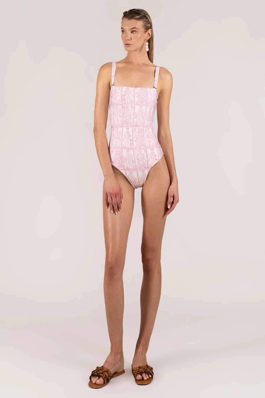 Women's carts one piece swimsuit - miniatura 1