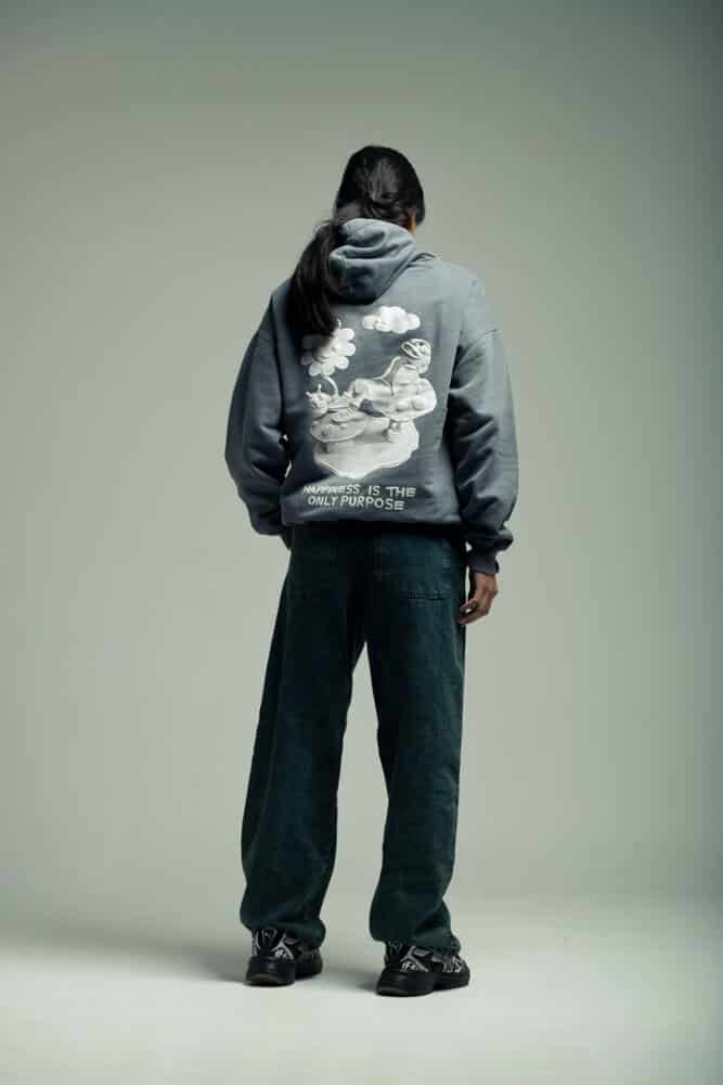 HOODIE CLAY GRIS - miniatura 3