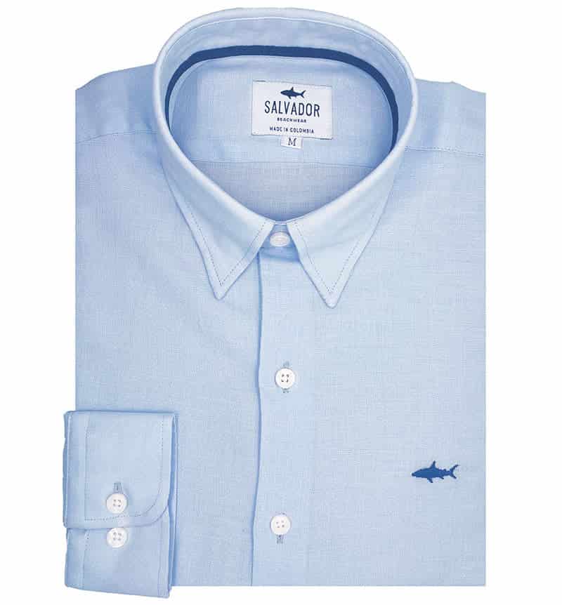 CAMISA AZUL CLARA - miniatura 1