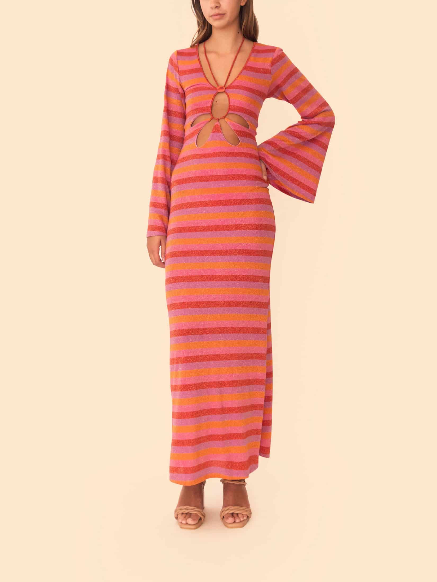 DALI DRESS RASPBERRY RAINBOW - miniatura 3