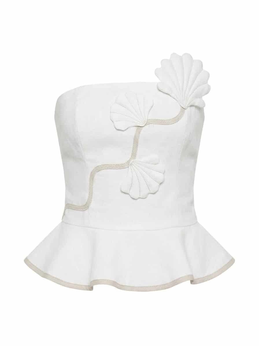 VAIANA TOP IVORY - miniatura 1