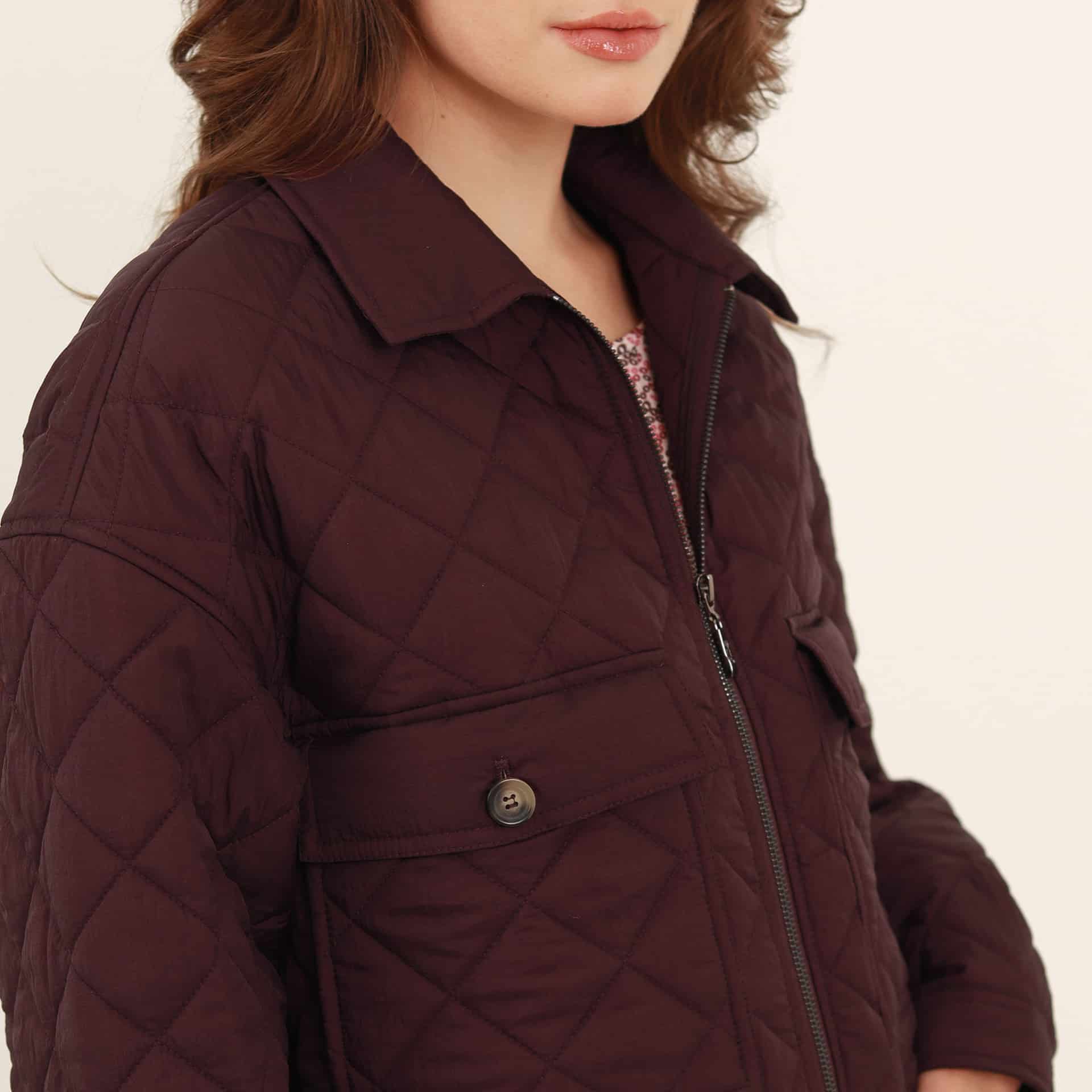 Chaqueta acolchada crop - miniatura 5