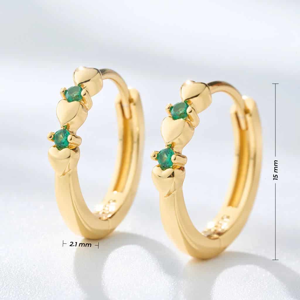 Aretes Dream Esmeralda - miniatura 5