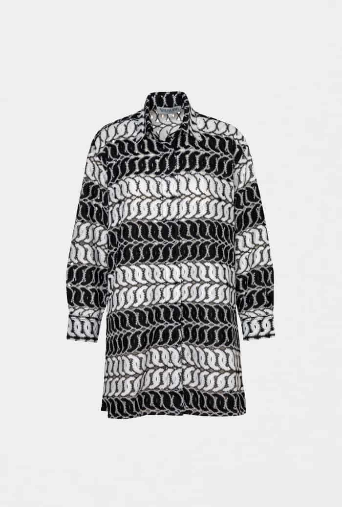 PARAMO SHIRT BLACK/WHITE - miniatura 1