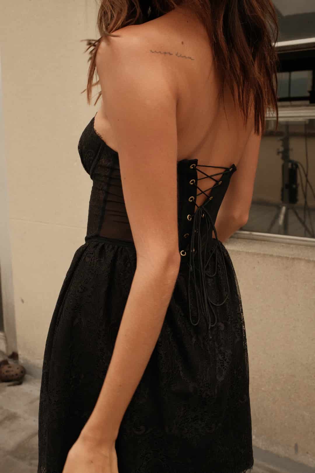 VESTIDO AGNES NEGRO - miniatura 5