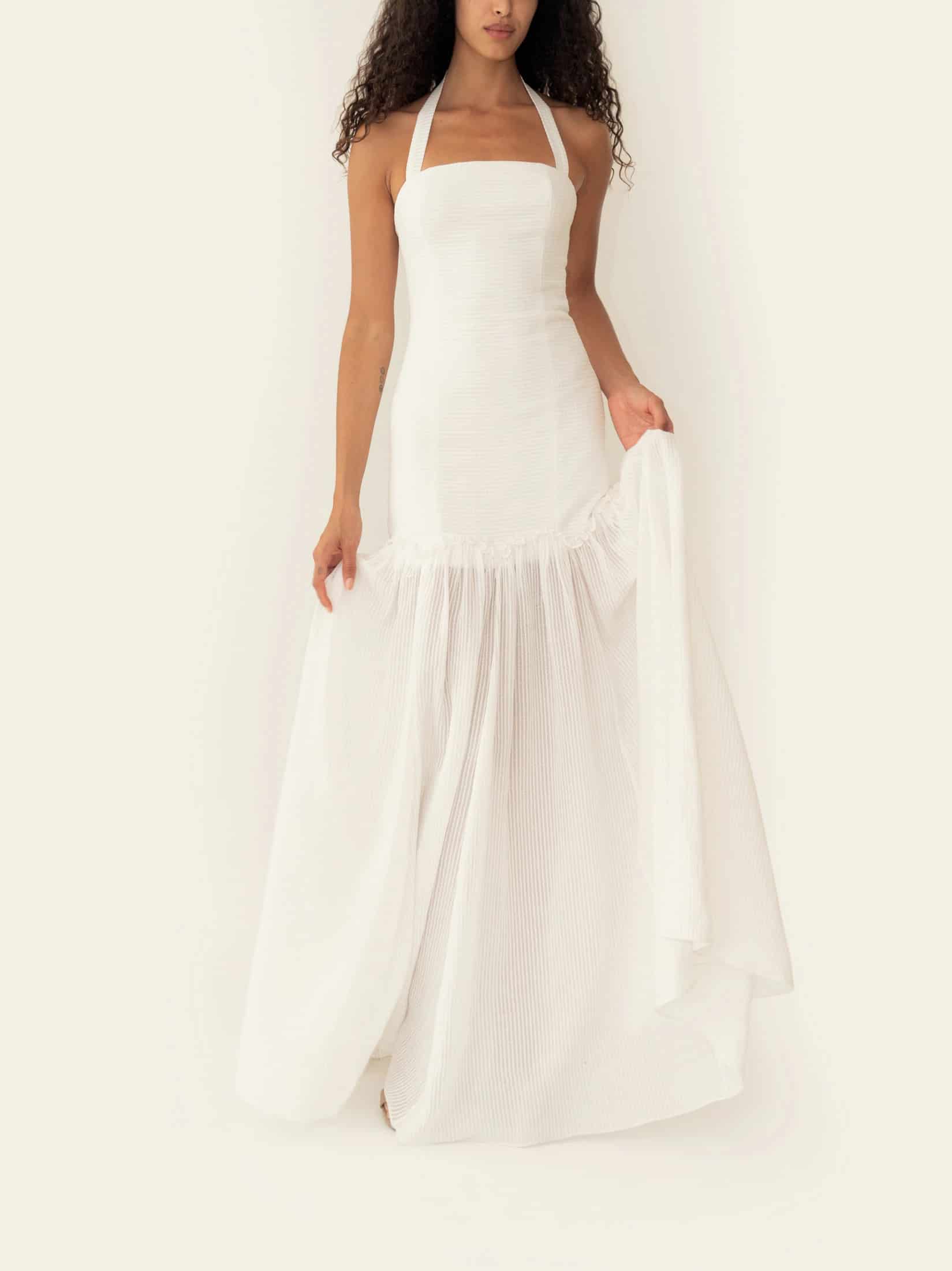 MARIA DRESS IVORY - miniatura 3