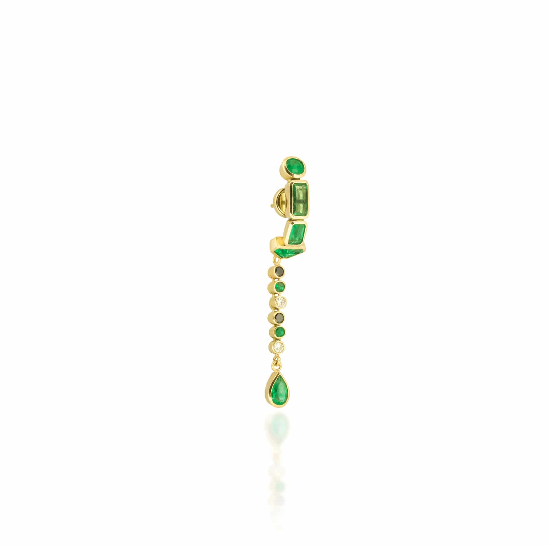 Arete Linea de Esmeraldas y Diamantes - miniatura 1