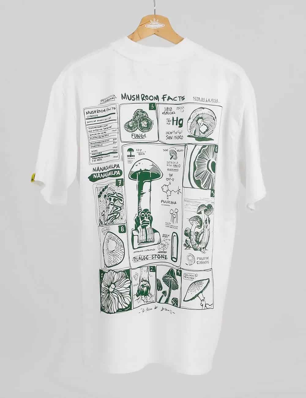 Camiseta Oversize Micelio crudo Unisex - miniatura 7