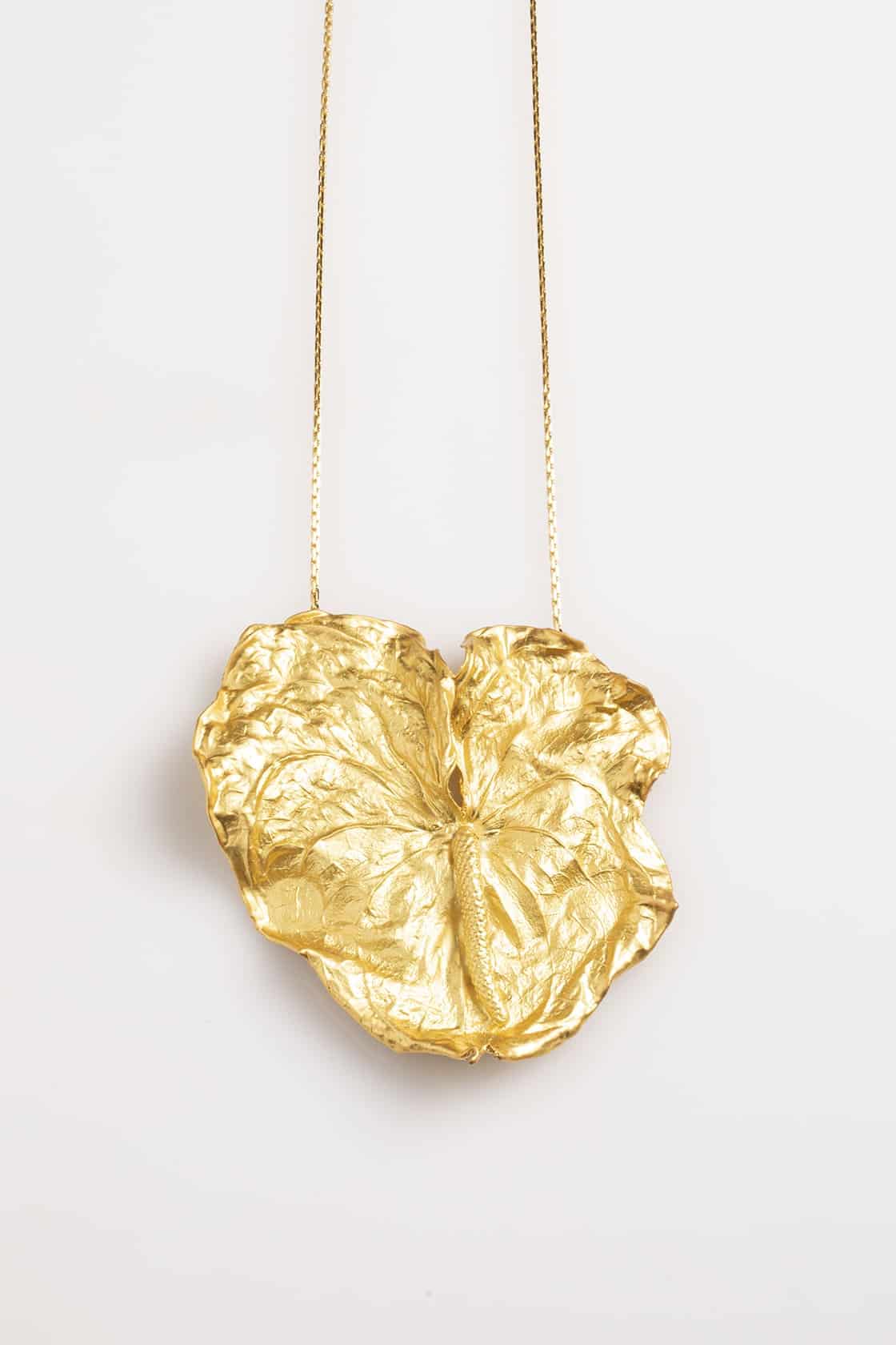 ANTHURIUM PIN NECKLACE XL - miniatura 3