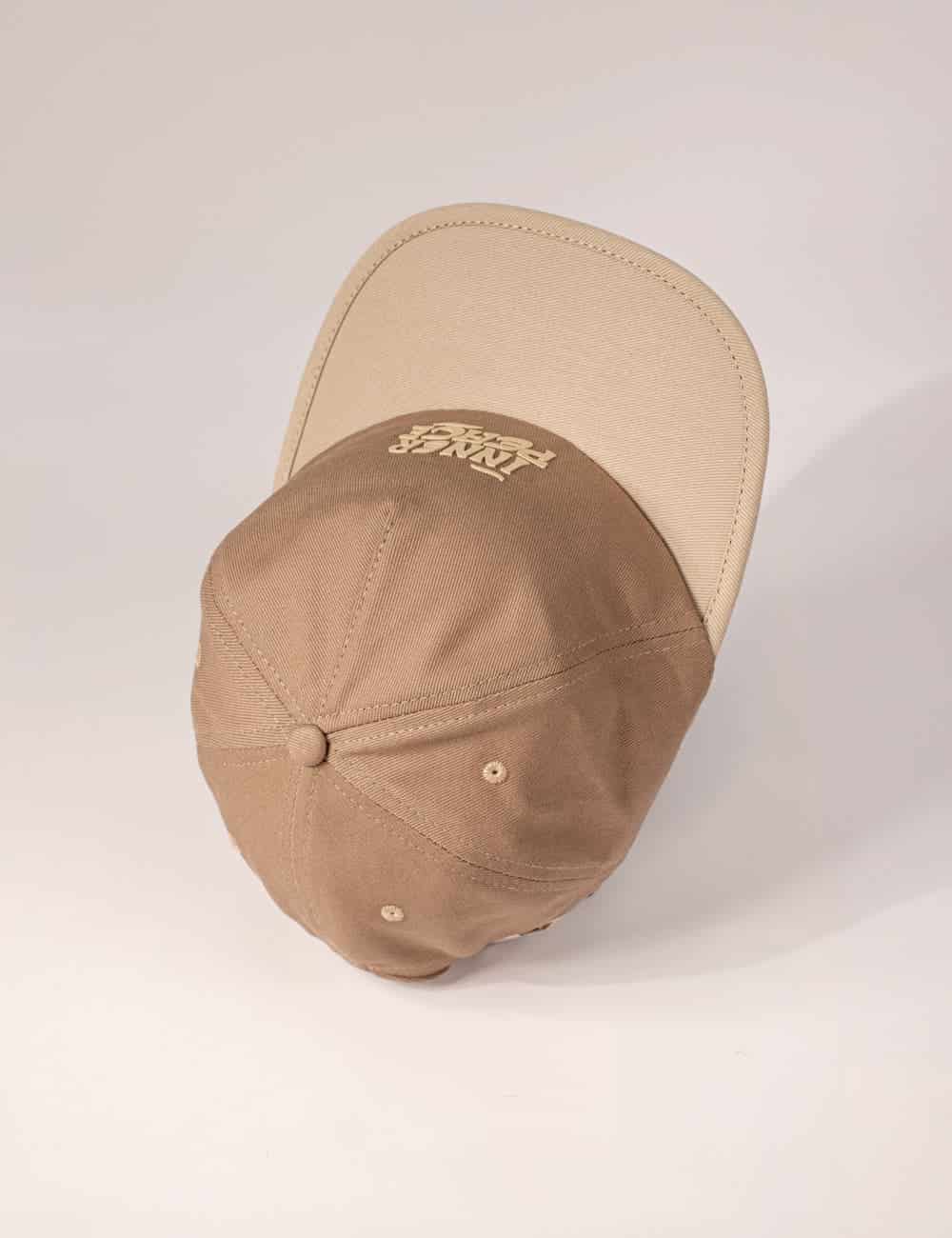 Gorra desestructurada Inner Peace caqui+beige - miniatura 3